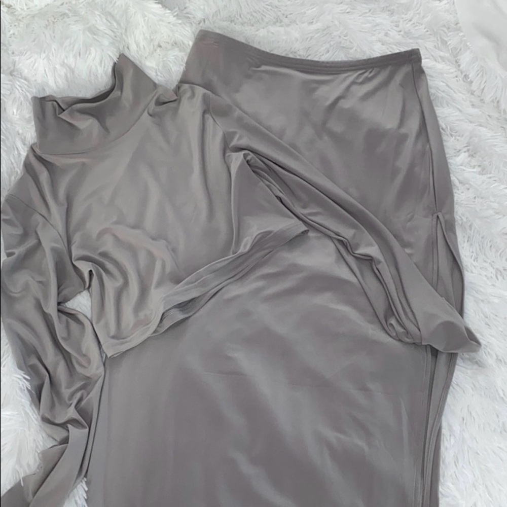 Mistress Rocks Elegant Gray Women's Two-Piece Set